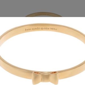 Kate Spade NWOT bow gold bracelet